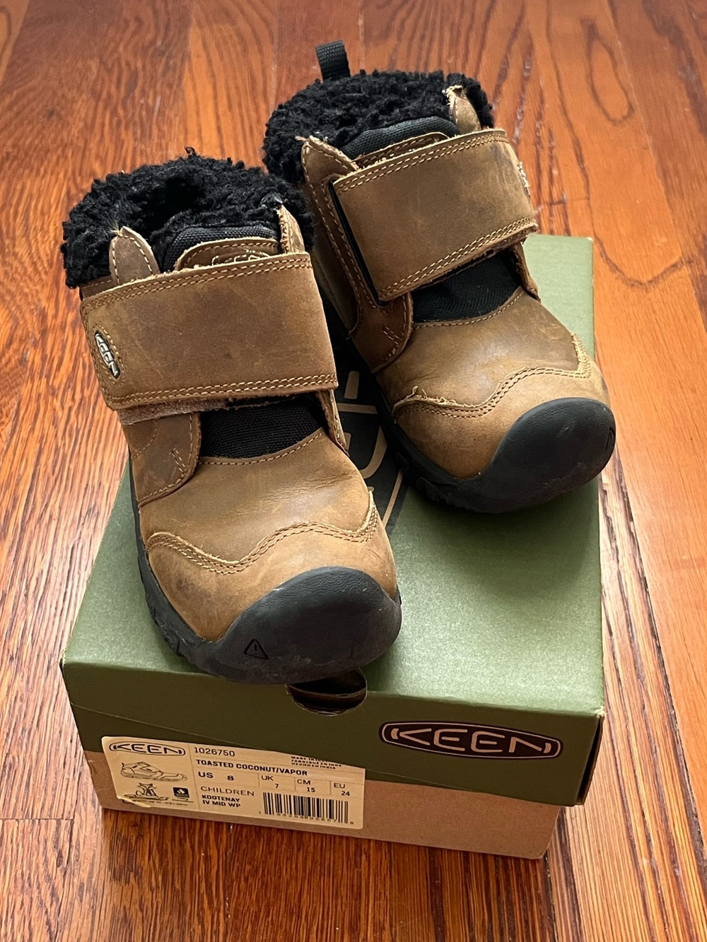 Keen Kootenay IV Toddler Boot Size 8 in Toasted Coconut/Vapor